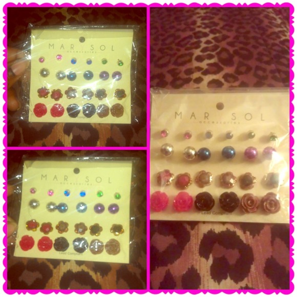 Variety stud earrings