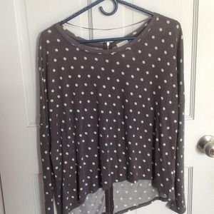 ZARA LONG SLEEVE TOP