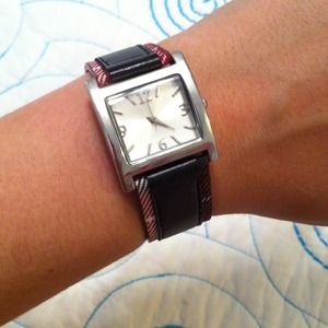 Fun Plaid-trimmed Watch