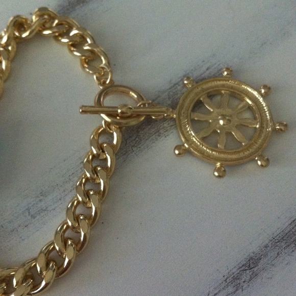 🚫SOLD🚫Navy blue Helm charm bracelet ⚓ - Picture 3 of 3