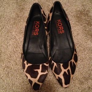 Kors by Michael Kors leopard flats ON HOLD