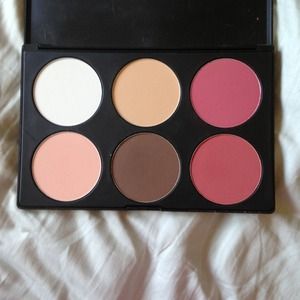 Coastal scents 6 color contour and blush palette