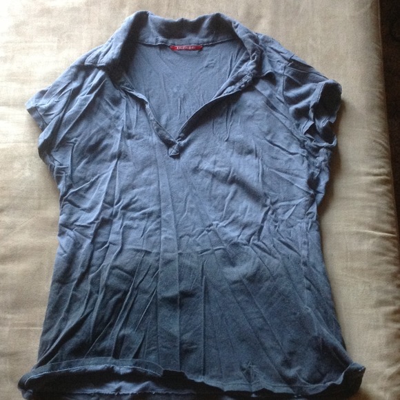 Grey and Black Top