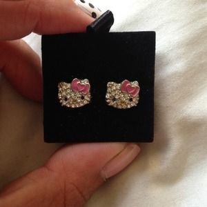 Hello Kitty stud earrings