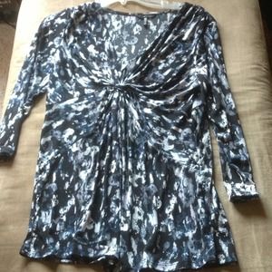 ***SOLD*** Long Sleeve Blue and Black Shirt