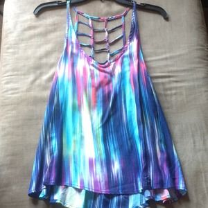 Spaghetti Strap Tie Dye Shirt
