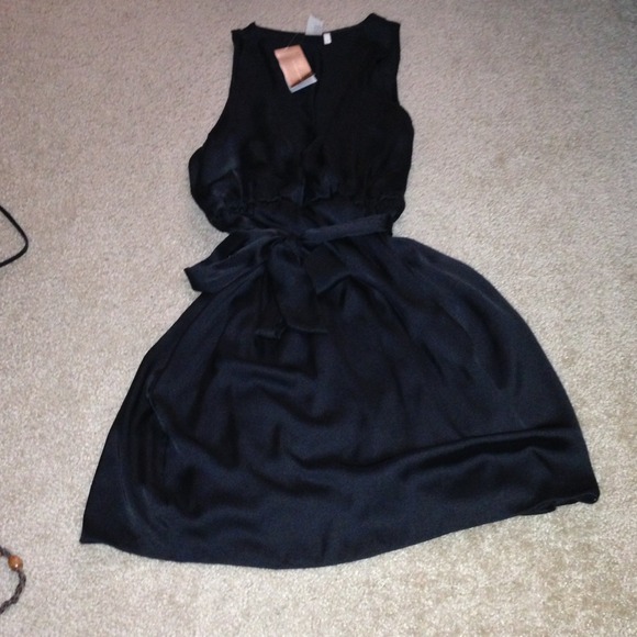 Black Chiffon Dress