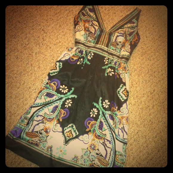 Elegant silk dress