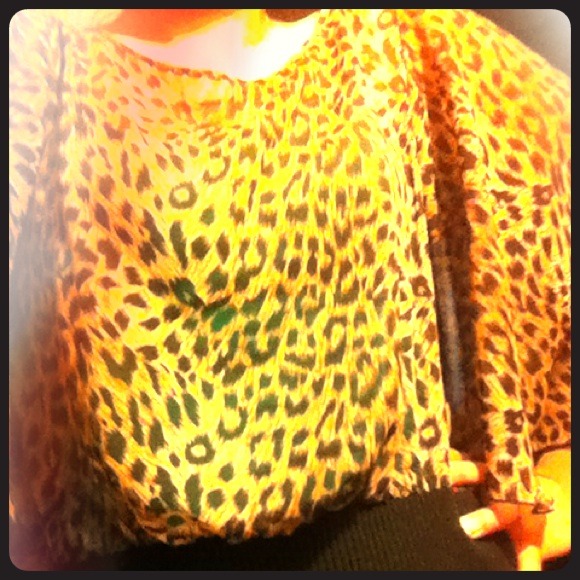 Animal print top