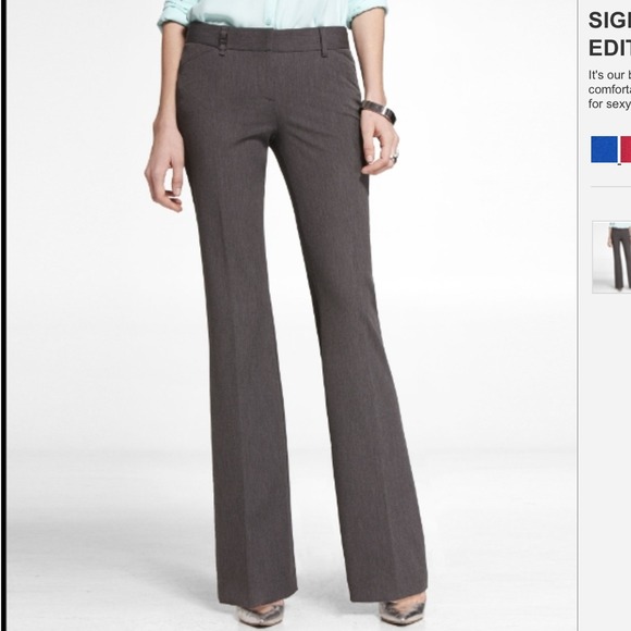 🔴SOLD IN BUNDLE🔴 Express editor  gray pants