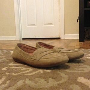 Suede loafers