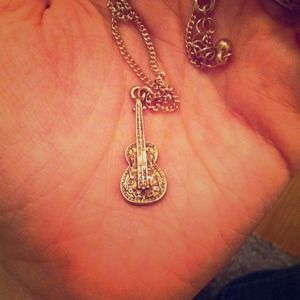 Guitar necklace