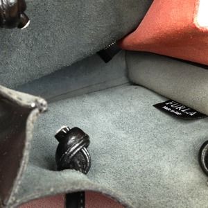 Furla Bags - โณFurla Black Leather Tote Bag Red Accent Panel Furla Bags - โณFurla Black Leather Tote Bag Red Accent Panel