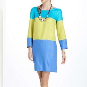 Anthropologie Brightblock Shift Dress