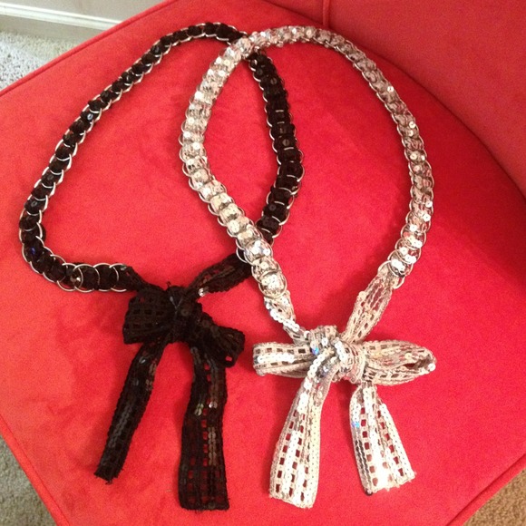 Set of 2 sequin belts