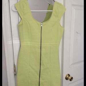 Lime mini dress