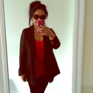 Black Double Breasted Blazer