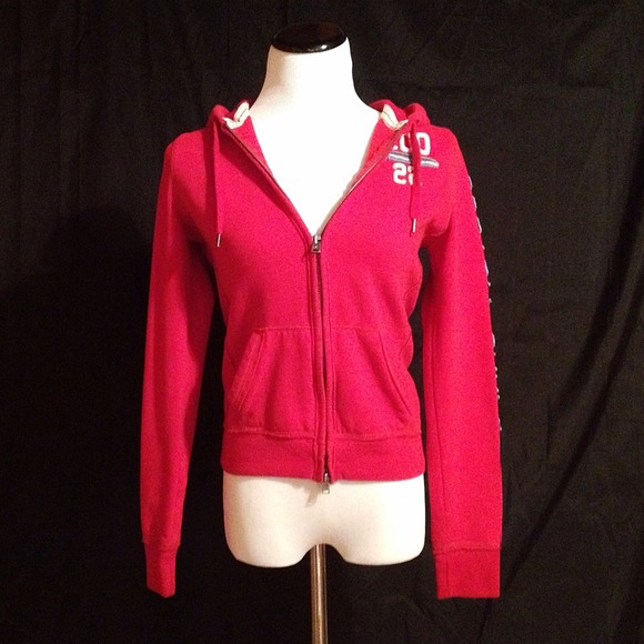✂Reduced✂Red Zip-Up Hoodie