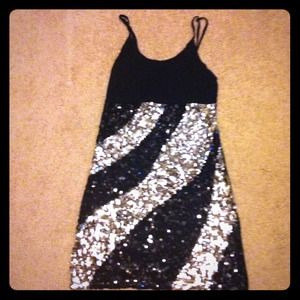 Sequin mini dress
