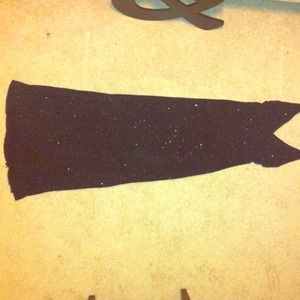 Long black formal dress