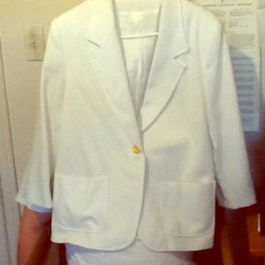 White blazer