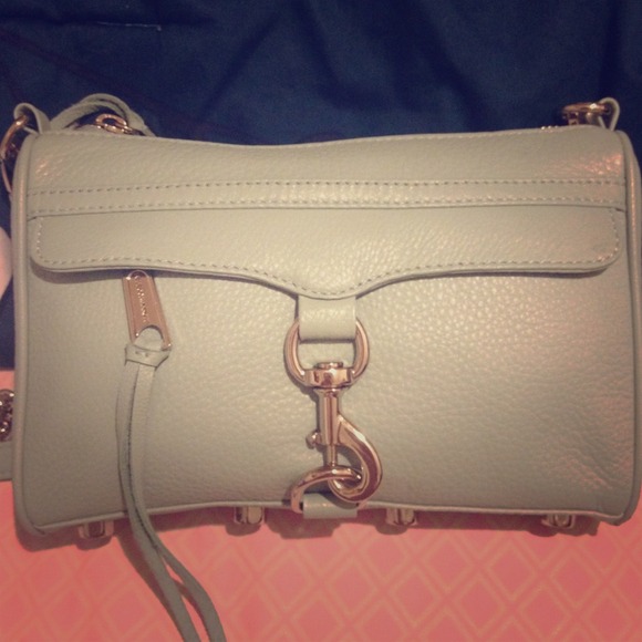 SOLD!! Rebecca minkoff mint mini Mac shoulder bag