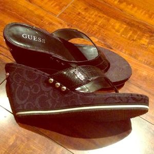 Guess Casual Wedge Heeled Sandal