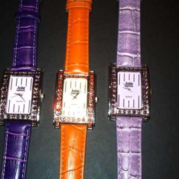 Sold. Japan movement, stainless steel -4 watches