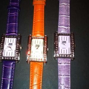Sold. Japan movement, stainless steel -4 watches