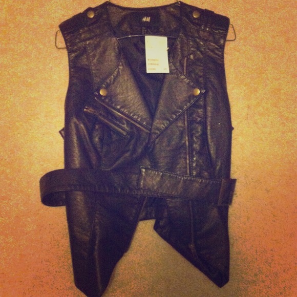 Leather vest
