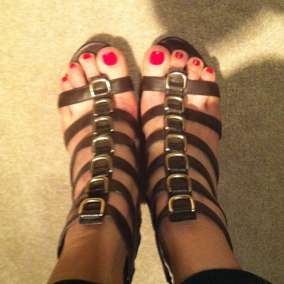 ✂Price *Gladiator sandals, high heels, super SEXY - Picture 4 of 4
