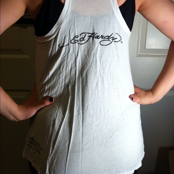 AUTHENTIC Ed Hardy Eagle tank top - Picture 2 of 3