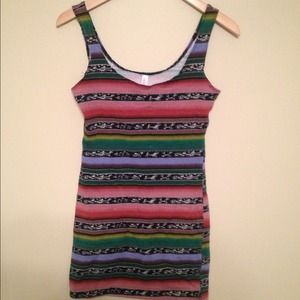 💜💜SOLD💜💜Target Ethnic Print Bodycon Dress