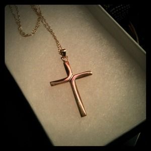 Gold cross necklace- WILL BUNDLE :)