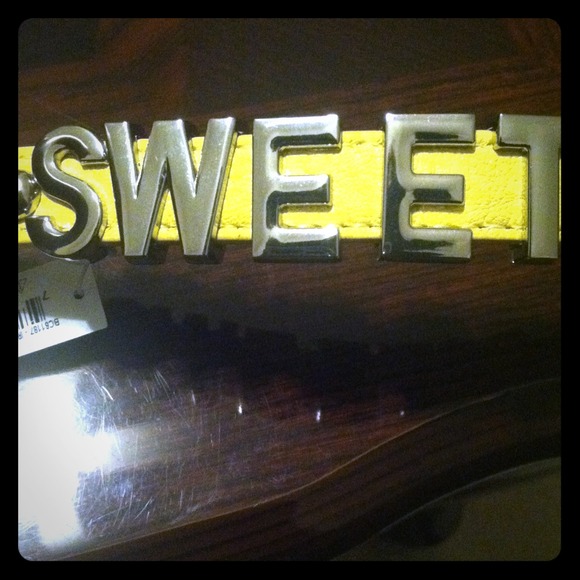 Yellow BCBG bracelet