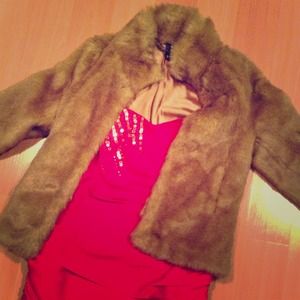 🚫SOLD🚫 BROWN FUR BLAZER