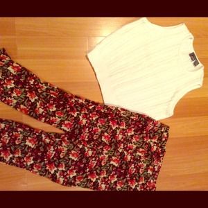 🚫SOLD VINTAGE PANTS + SWEATER VEST TOP BUNDLE