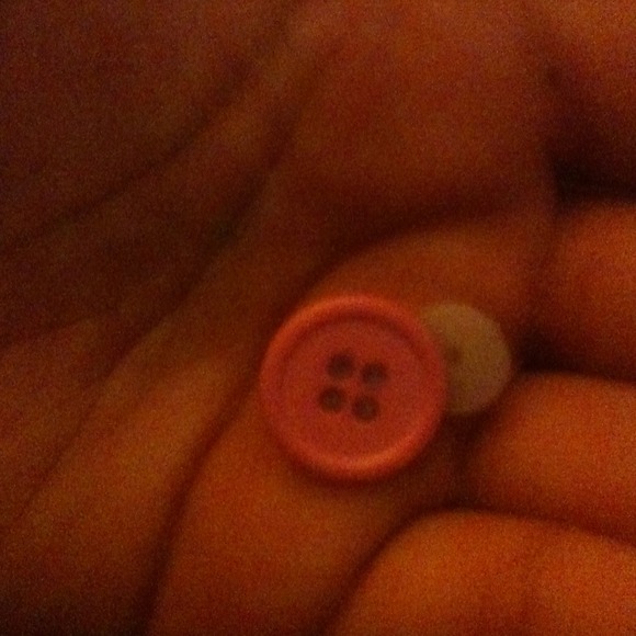 Handmade Clip On kdsign Button Earrings - Picture 2 of 2