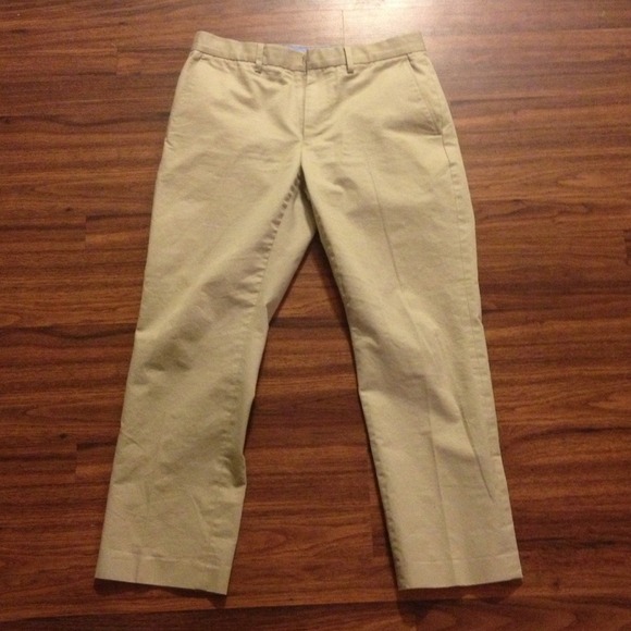 Men's khaki pants.