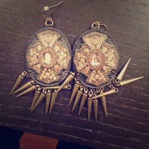 (TRADED) ✅✅ SOLD cross style earrings