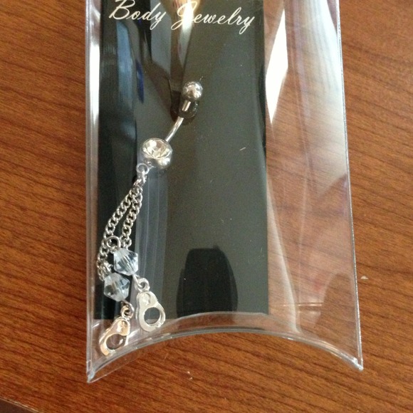 ✋TRADED💞 Long Handcuffs Navel Belly Ring