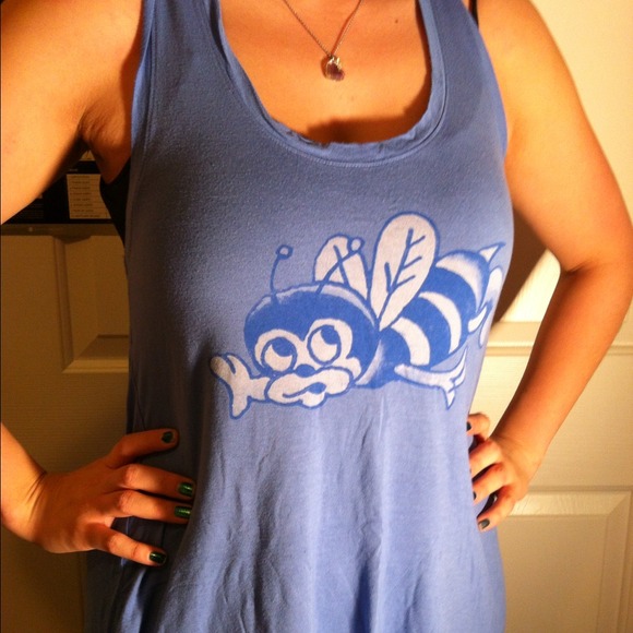 AUTHENTIC Ed Hardy bumble bee tank top - Picture 1 of 3