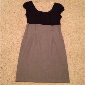 Black and gray business dress