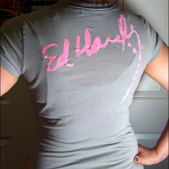 AUTHENTIC Ed Hardy peacock tee - Picture 2 of 3