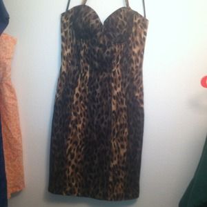 ❌TRADED❌ Kardashian Kollection Leopard Dress