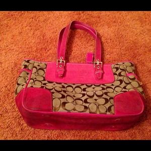 HOLD FOR @pinkzebra2 COACH TOTE BAG