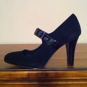 Black Suede heels
