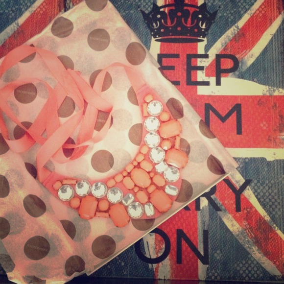 Pink statement necklace from Sassanova