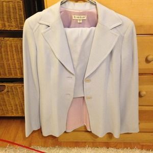 Bebe purple skirt suit.