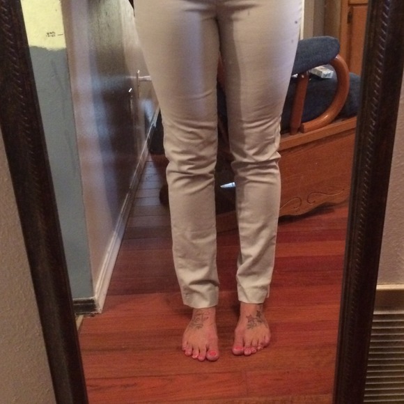 Dahlia Collection cotton slacks-Khaki PAYPAL* - Picture 3 of 3